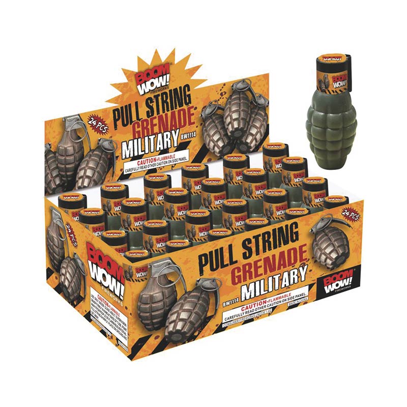 BW1114 - Pull String Military Grenade