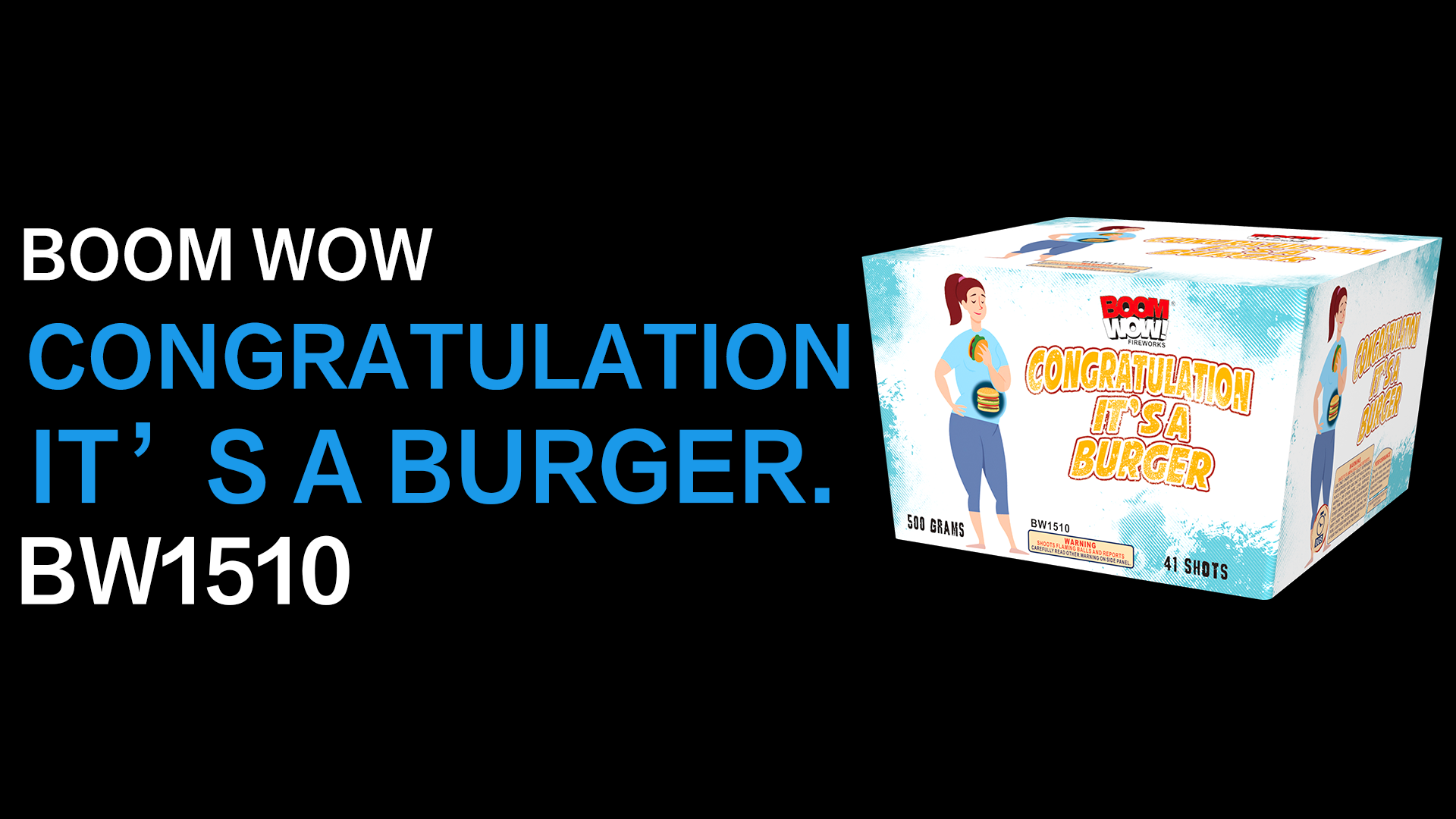 CONGRATULATION, IT'S A BURGER