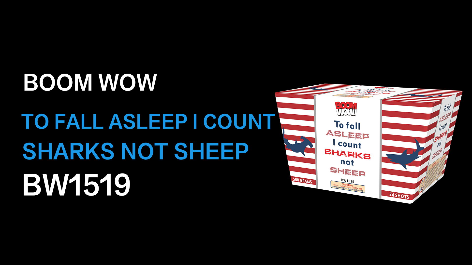 TO FALL ASLEEP I COUNT SHARKS NOT SHEEP