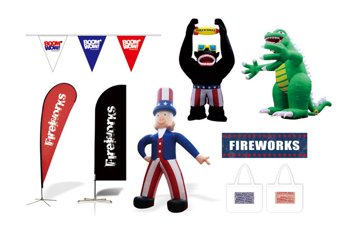 INFLATABLES AND PROMOTIONAL ITEMS
