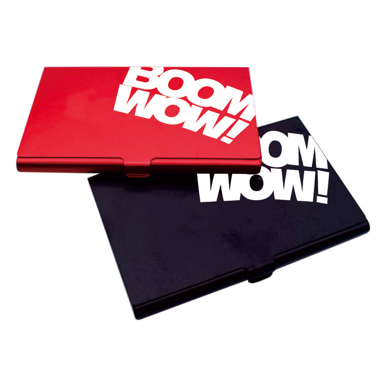 Boomwow stainless steel professional business card holder