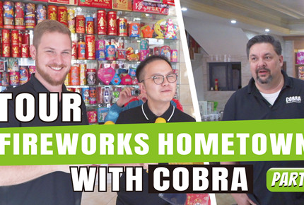 Tour fireworks hometown with Chris & Joel from Cobra firing system