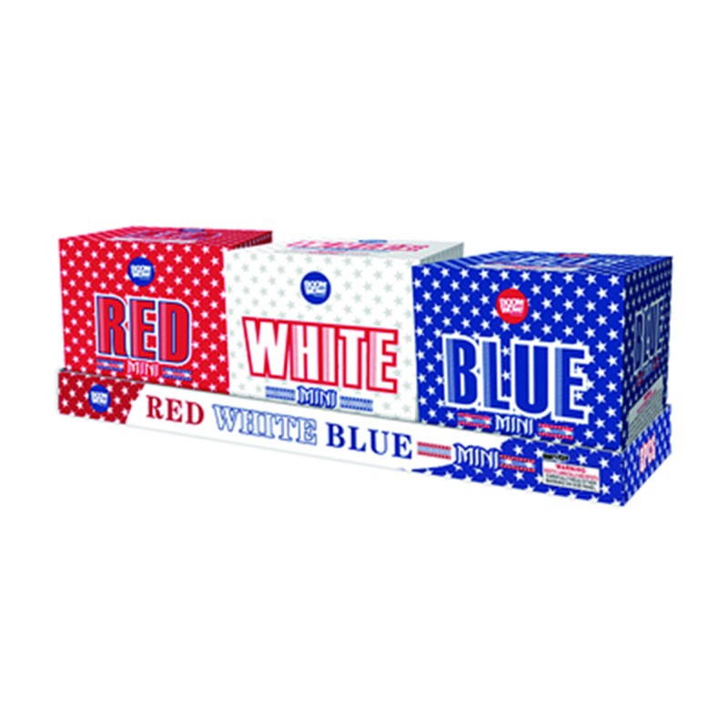 BW1224 - Red White Blue Mini 19 shots