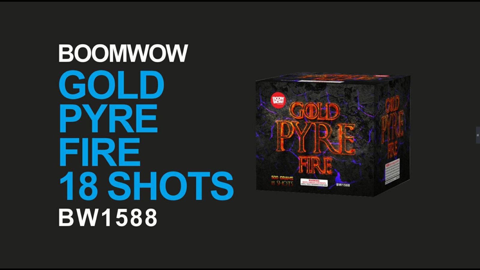 Gold Pyre Fire 18 Shots 350G
