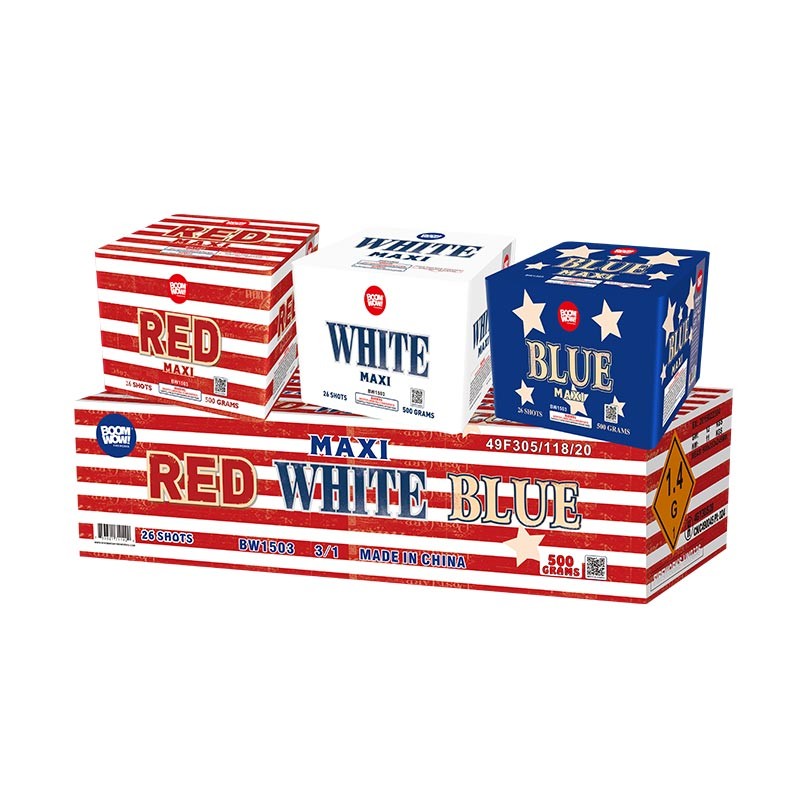 BW1503-Red White Blue Maxi 26 shots 500G